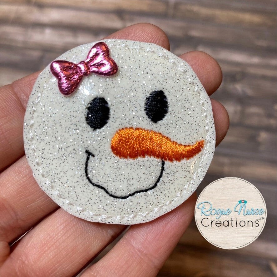 Snowman, Holiday, Seasonal Retractable Badge Reel