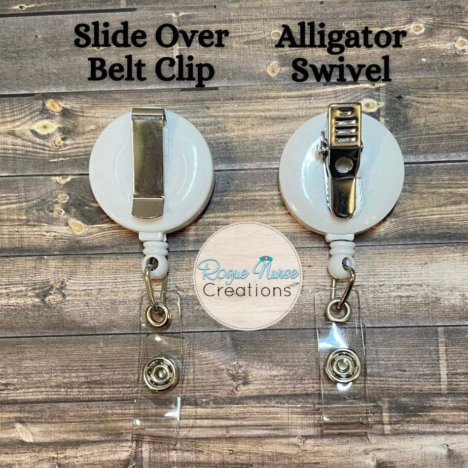 Glitter Thanksgiving, Fall, Turkey, Retractable Badge Reel, Badge Holder