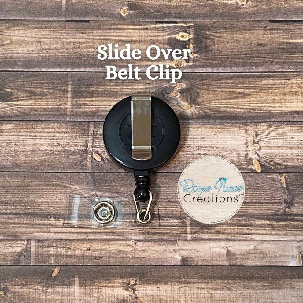 Charcoal Black Glitter BOO Halloween/Harvest Festival Retractable badge Reel with a Ghost and Pumpkin