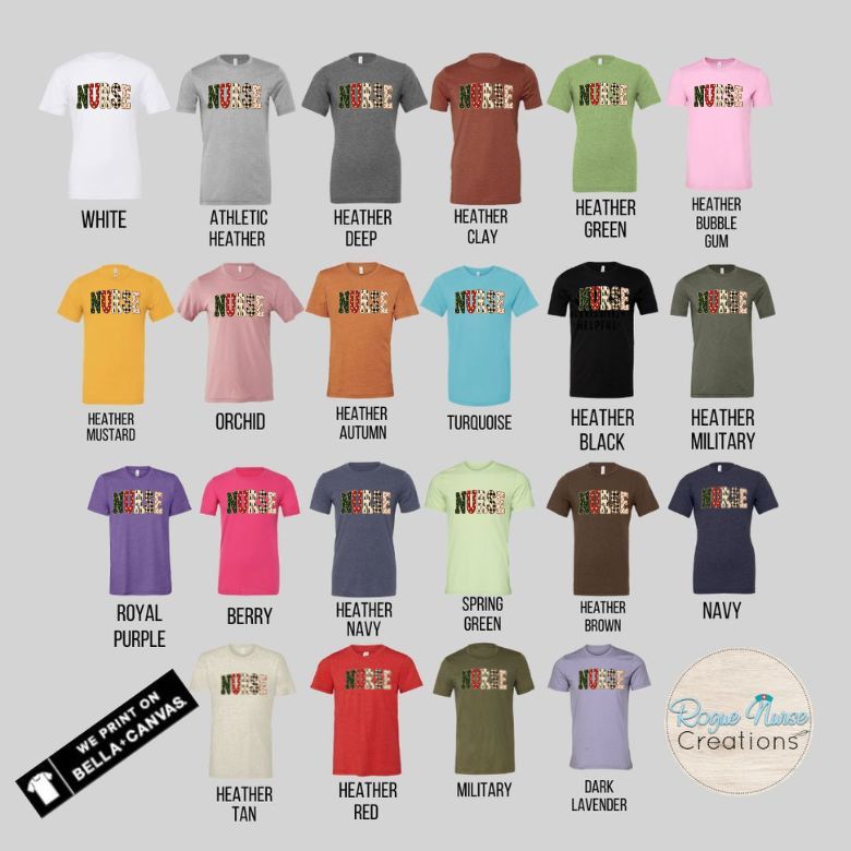 NURSE Faux Yarn Graphic Print T-Shirt, Nurse Crew Holiday T-Shirt, Nurse Gift, Cute Faux Knitted Nurse Christmas Shirt for The Holidays