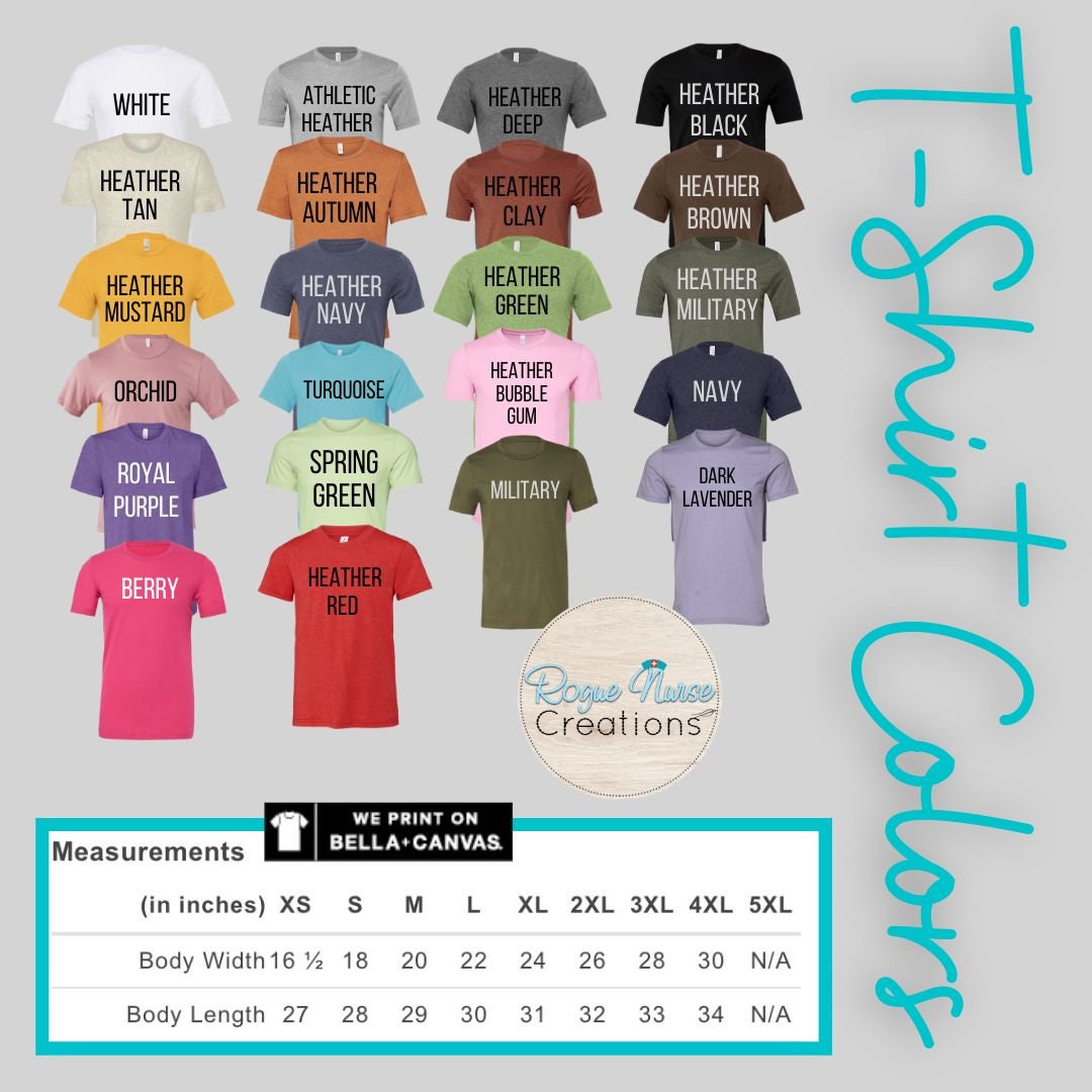 Oncology Nurse Graphic T-Shirt, Colorful Lettering, Graphic T-Shirt for Oncology Specialty Nurses, Oncology Cancer Nurse T-Shirt, Nurse Gift