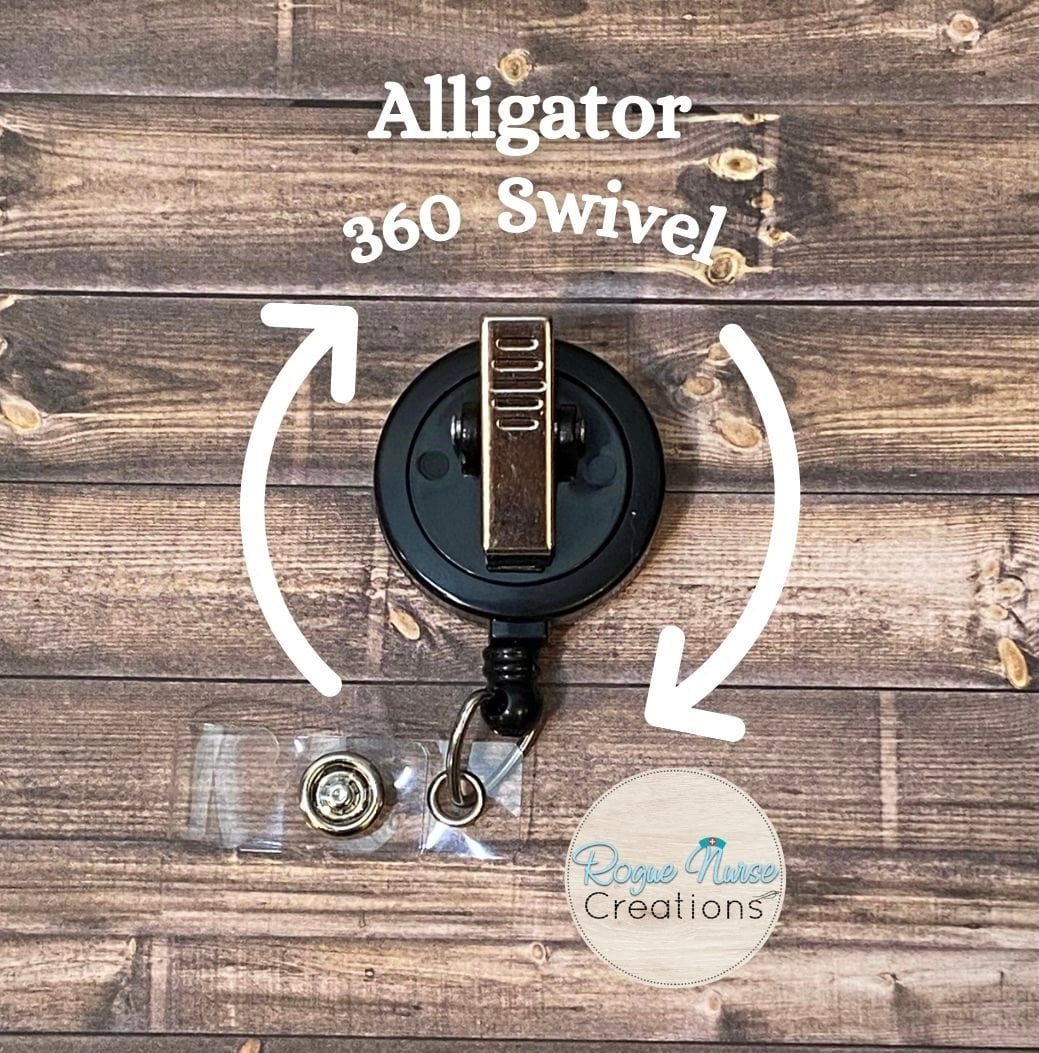 Dead Inside But Caffeinated BUTTON Style Retractable Badge Reel, Skeleton in Sunglasses with bow and Coffee 1.5 Inch Button Badge Reel,